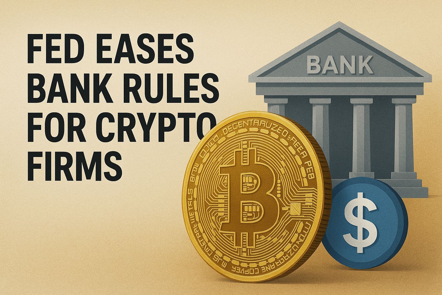 Fed Eases Bank Rules for Crypto Firms