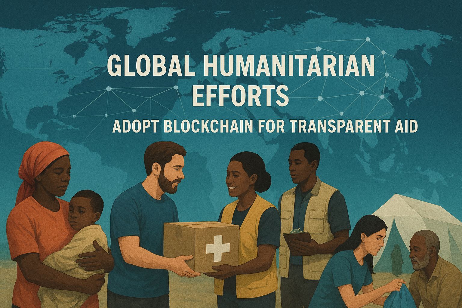 Global humanitarian efforts adopt blockchain for transparent aid