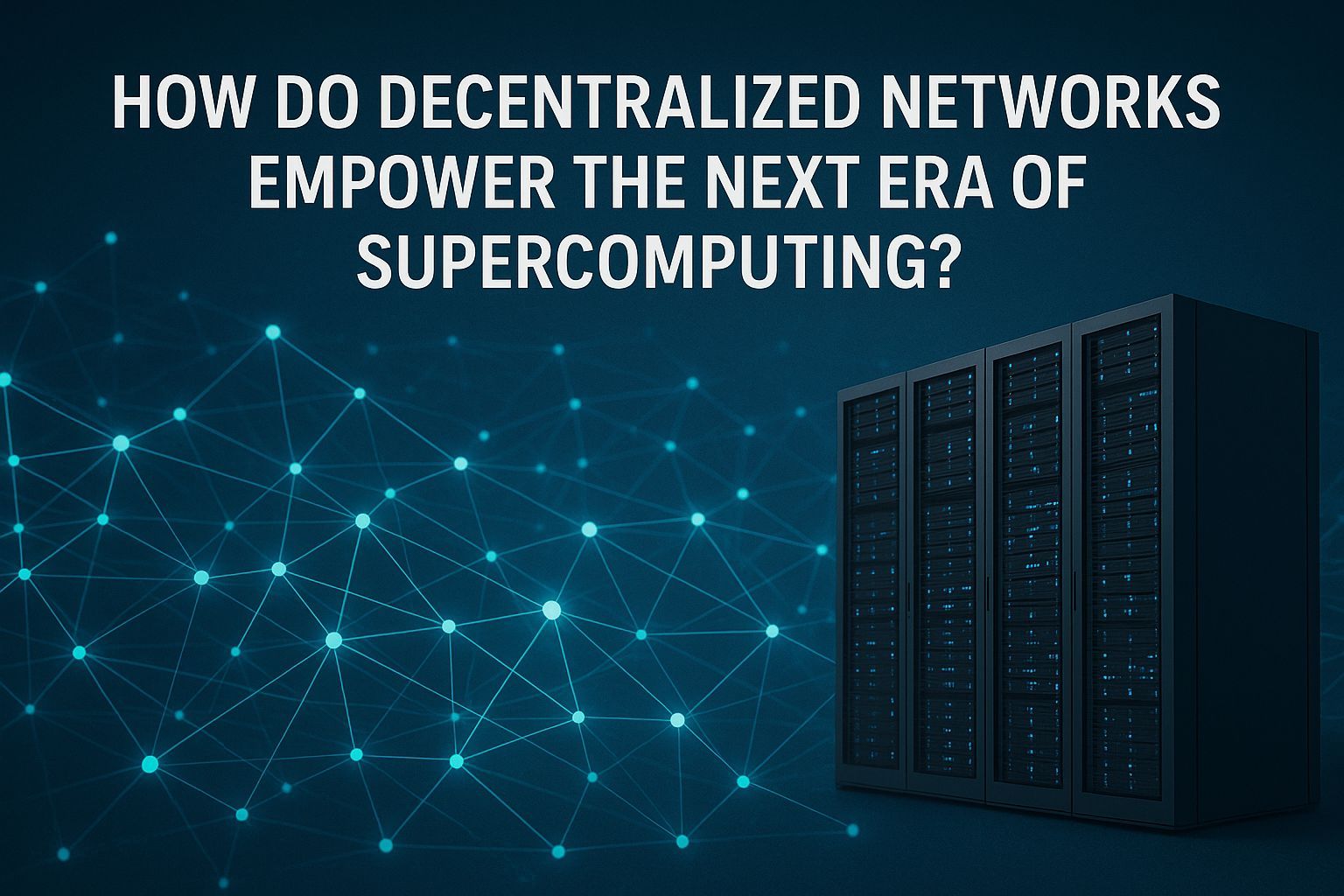 How do decentralized networks empower the next era of supercomputing?
