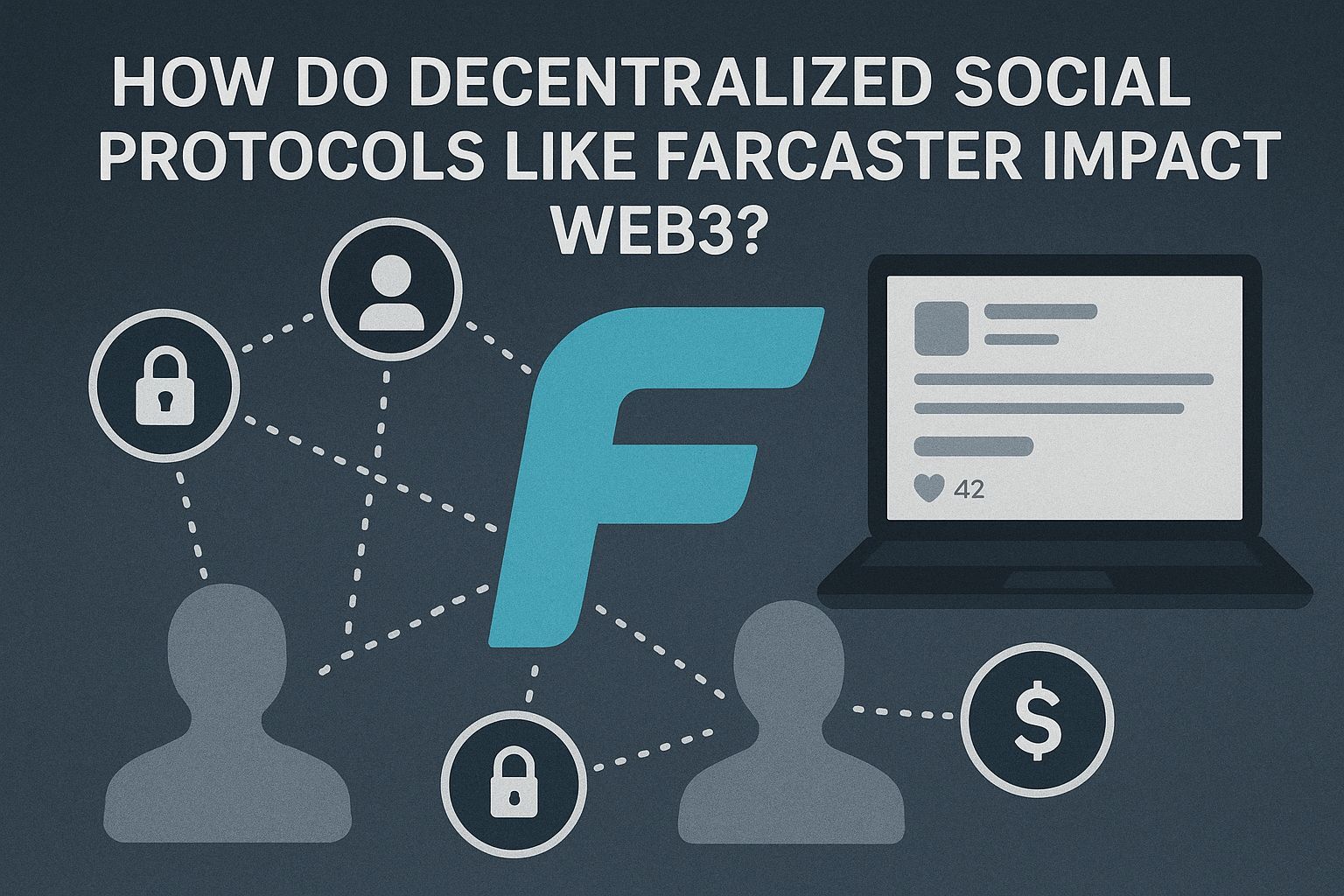 How do decentralized social protocols like Farcaster impact Web3?