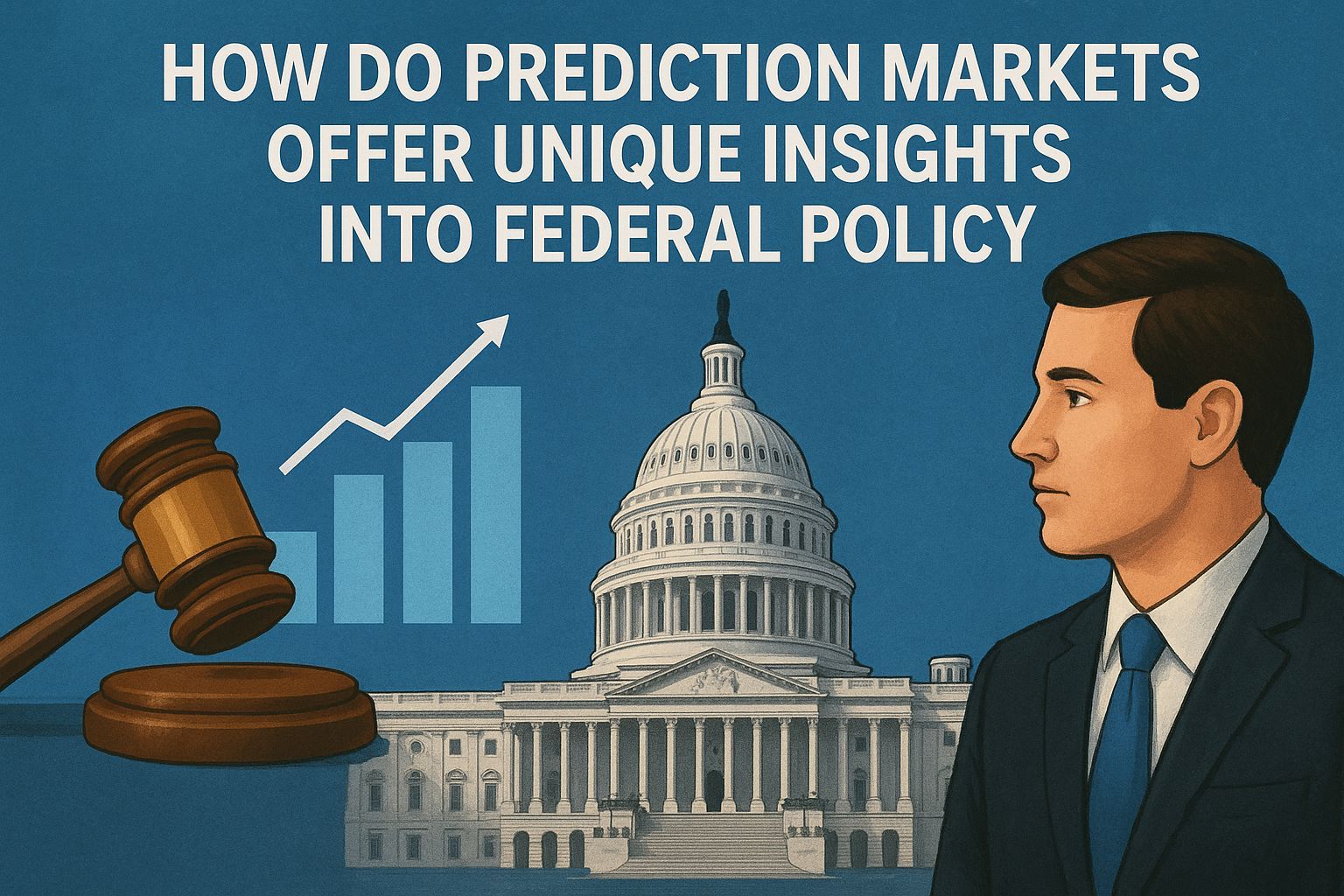 How do prediction markets offer unique insights into federal policy?