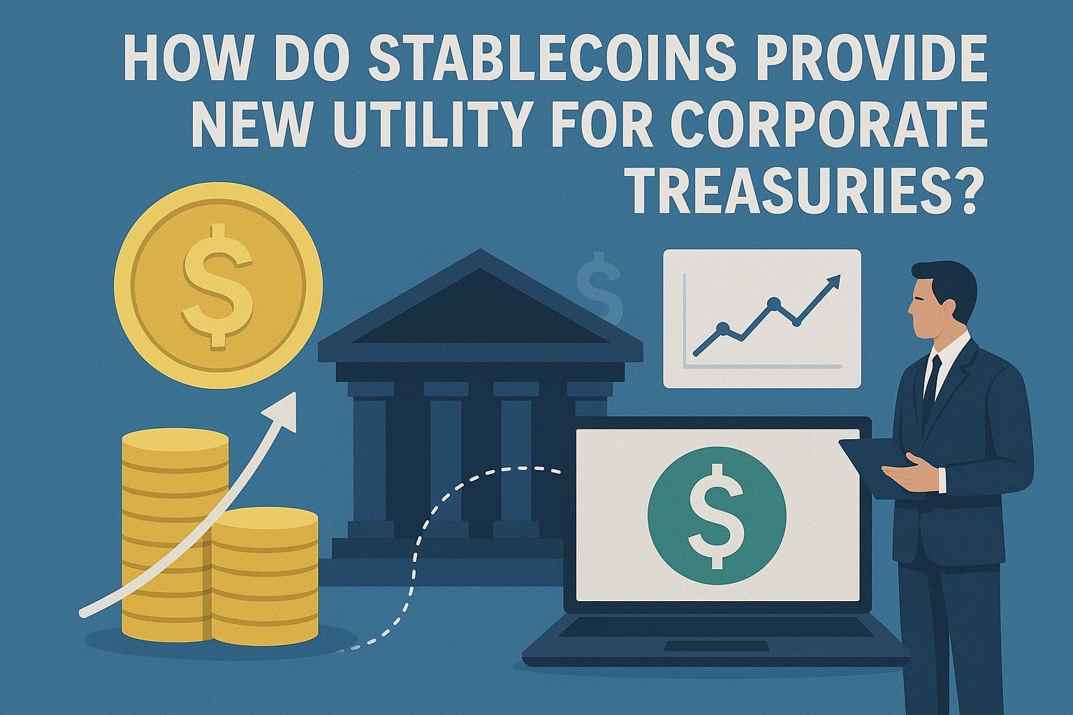 How do stablecoins provide new utility for corporate treasuries?