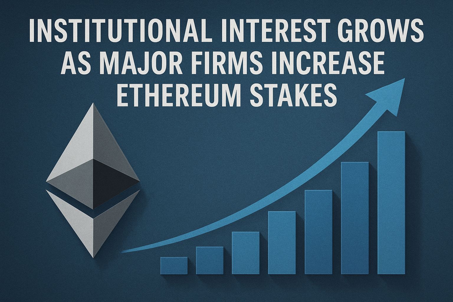 Institutional Interest Grows as Major Firms Increase Ethereum Stakes