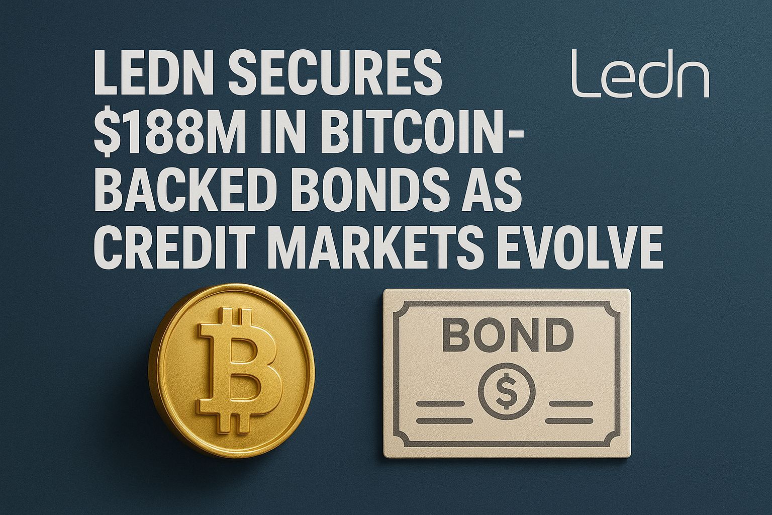 Ledn secures $188M in Bitcoin-backed bonds as credit markets evolve