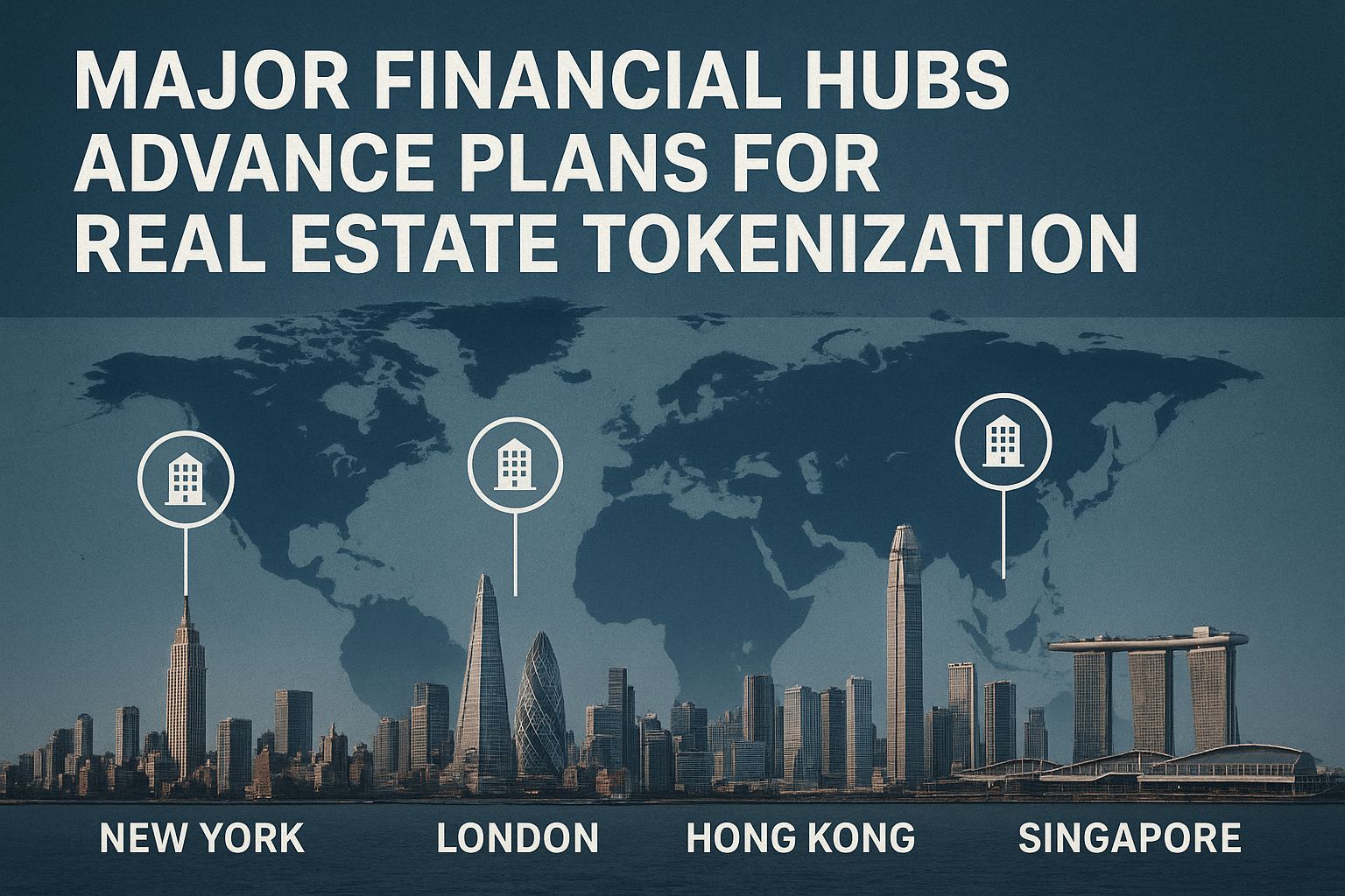 Major financial hubs advance plans for real estate tokenization