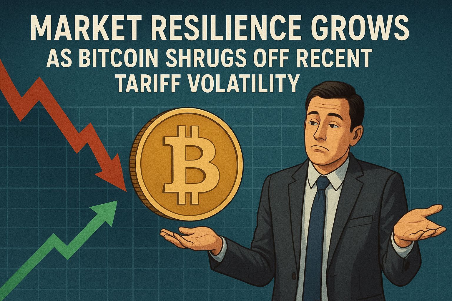 Market resilience grows as Bitcoin shrugs off recent tariff volatility