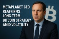 Metaplanet CEO Reaffirms Long-Term Bitcoin Strategy Amid Volatility