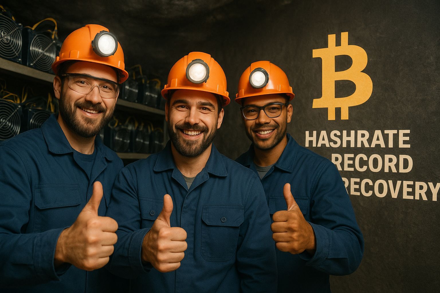 Miners Signal Confidence as Bitcoin Hashrate Hits Record Recovery