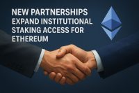 New Partnerships Expand Institutional Staking Access for Ethereum