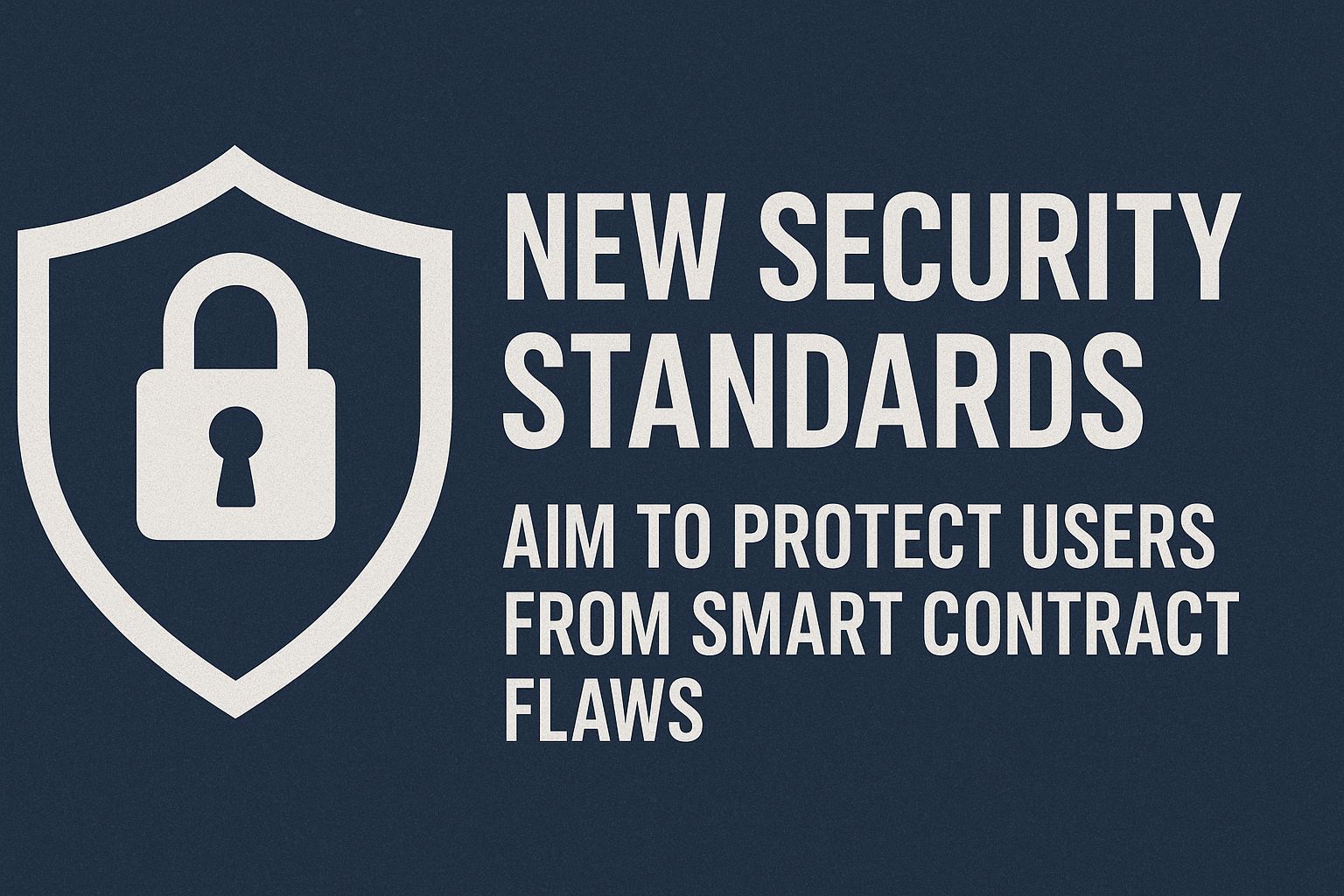 New Security Standards Aim to Protect Users from Smart Contract Flaws