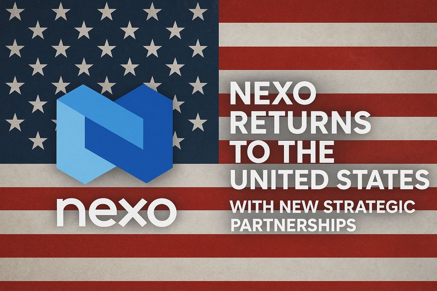 Nexo returns to the United States with new strategic partnerships