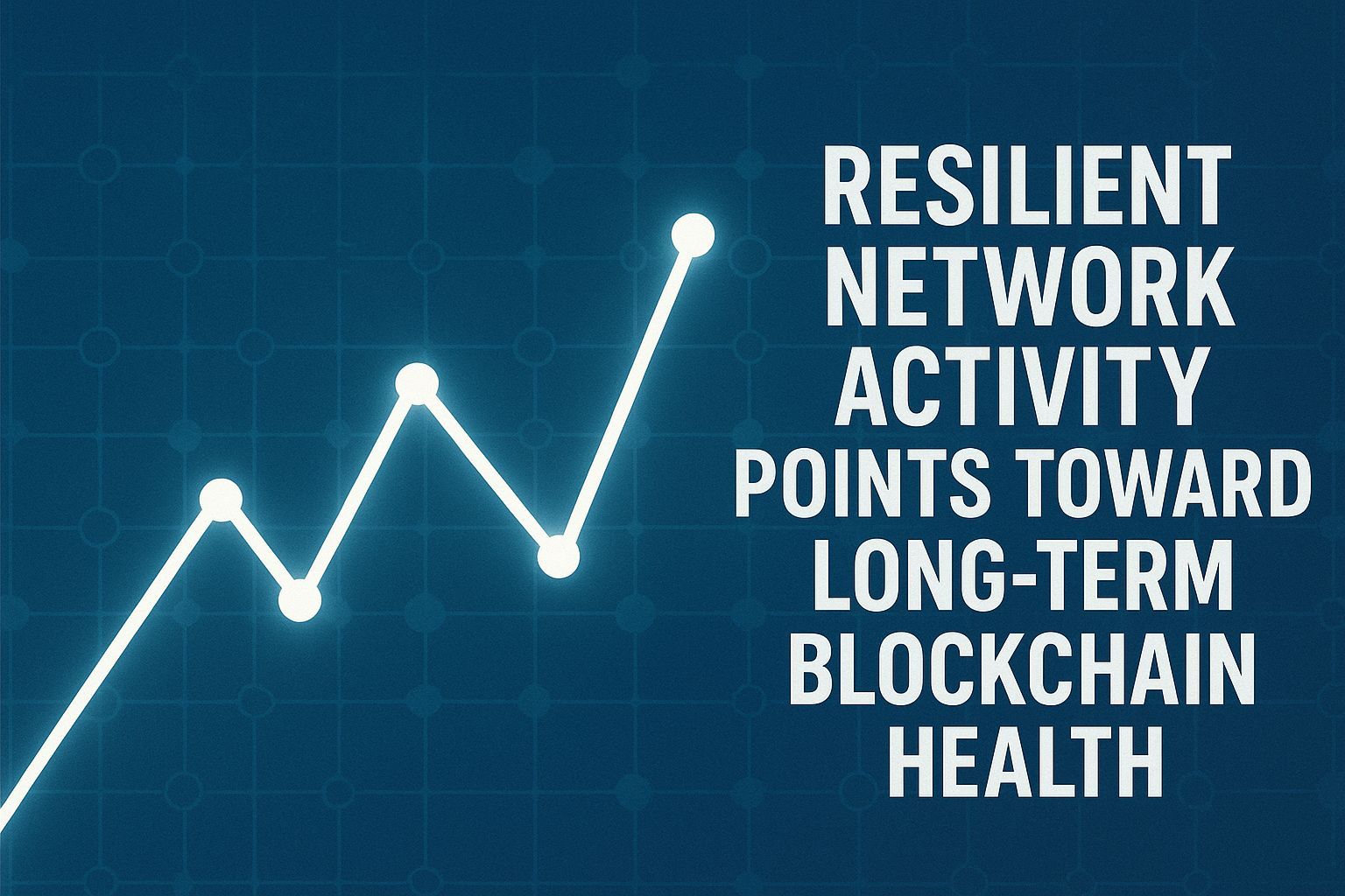 Resilient network activity points toward long-term blockchain health