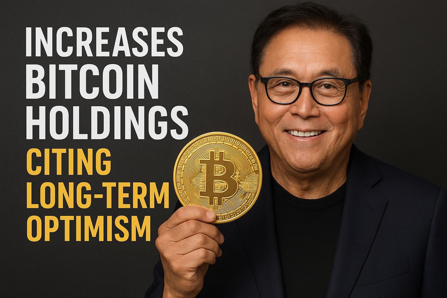 Robert Kiyosaki Increases Bitcoin Holdings Citing Long-Term Optimism