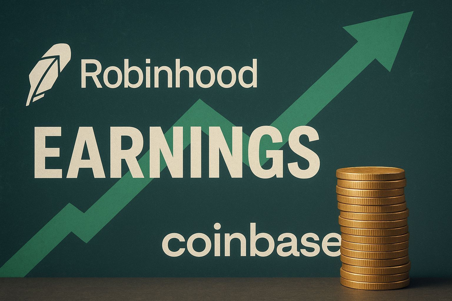 Robinhood and Coinbase earnings highlight rising crypto platform usage