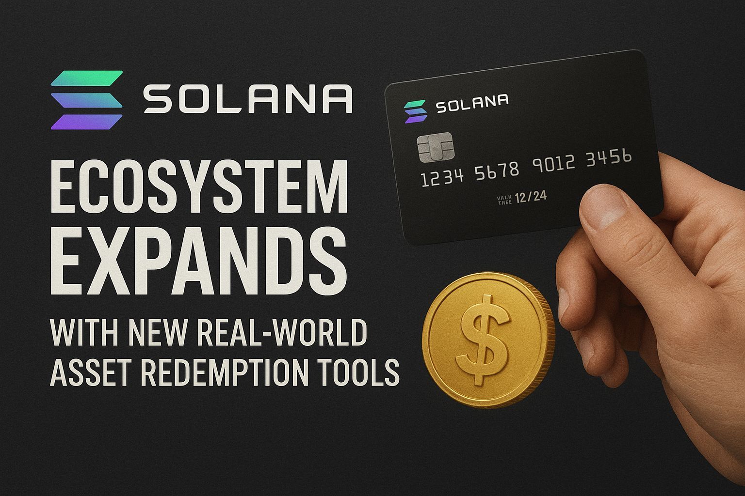 Solana Ecosystem Expands With New Real-World Asset Redemption Tools