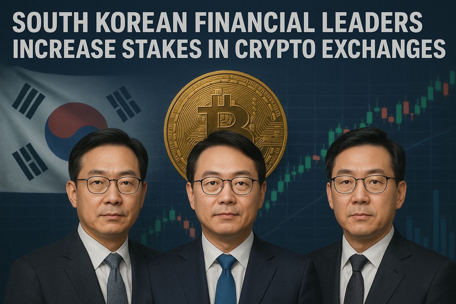 South Korean Financial Leaders Increase Stakes in Crypto Exchanges