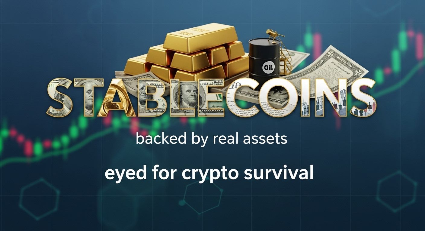 Stablecoins backed by real assets eyed for crypto survival