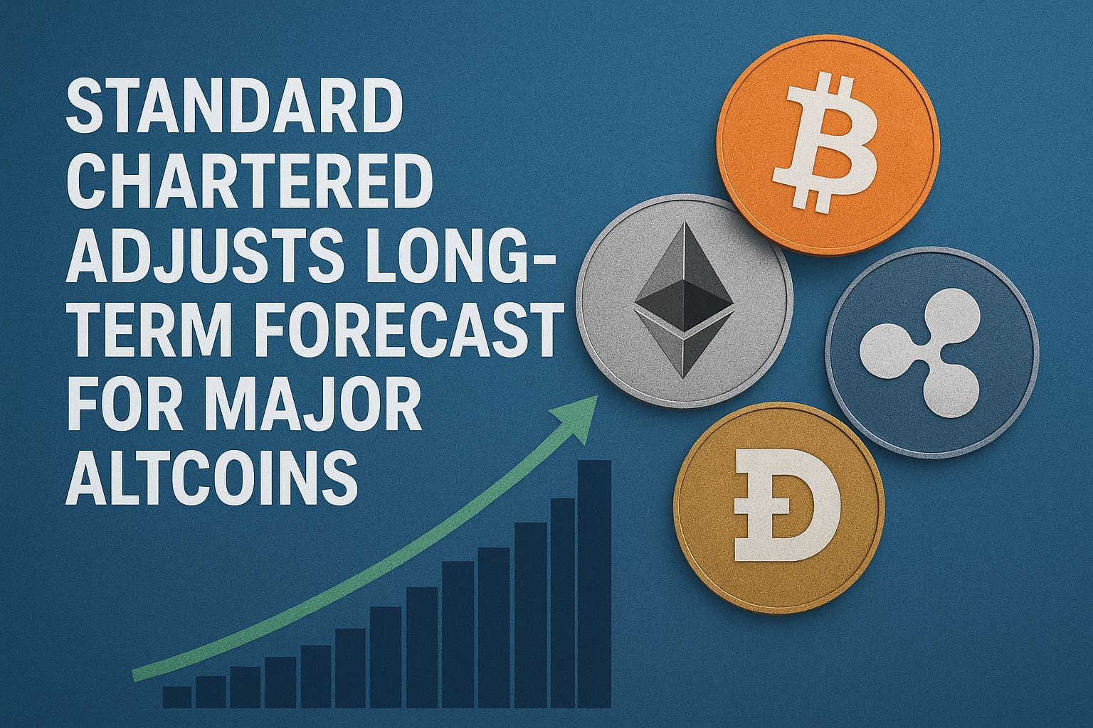 Standard Chartered Adjusts Long-Term Forecasts for Major Altcoins