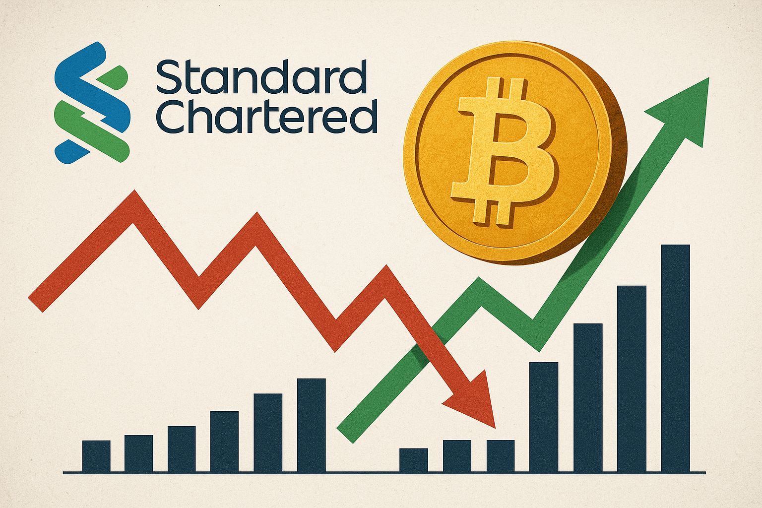 Standard Chartered projects Bitcoin recovery after potential dip