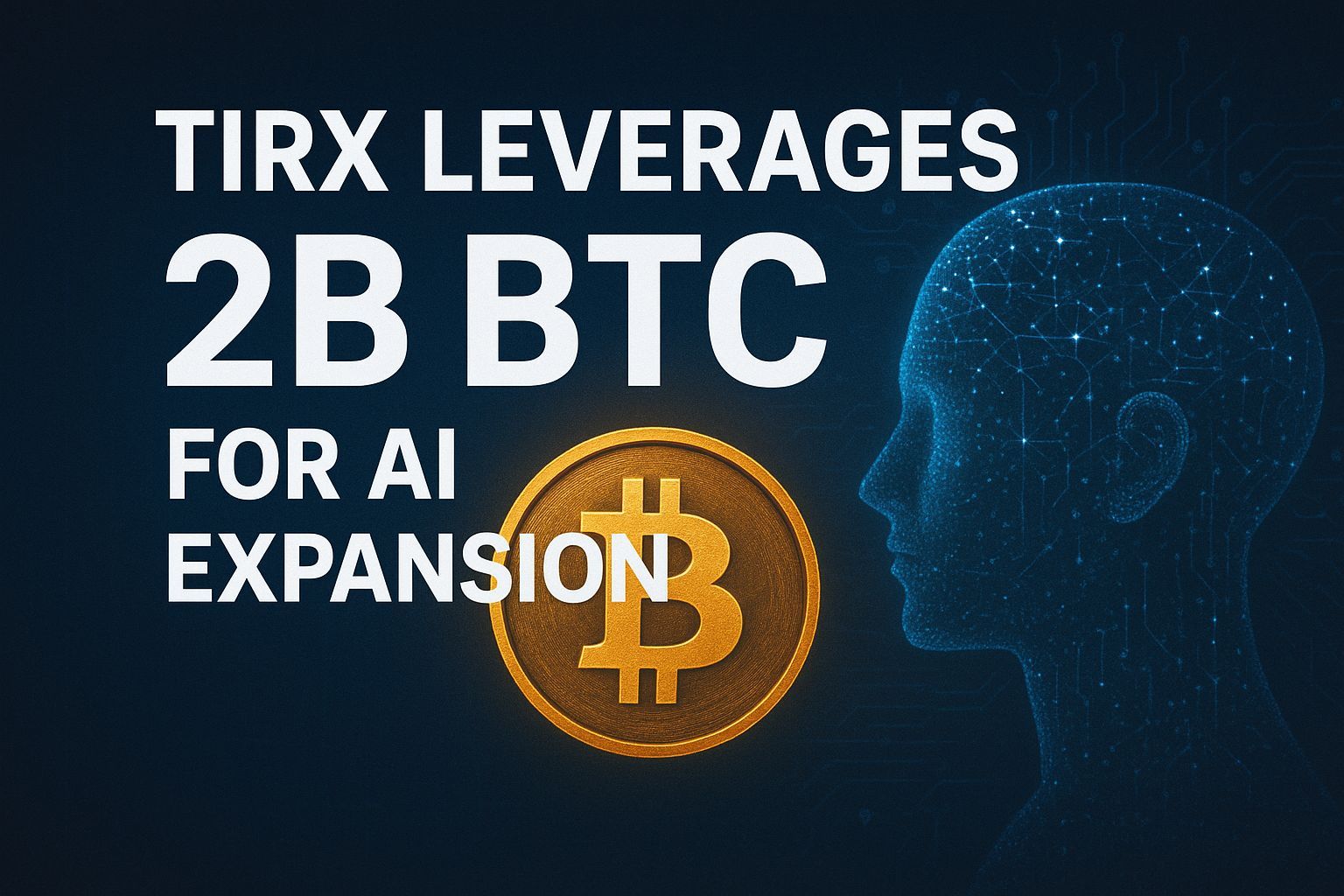 TIRX leverages $2B BTC for AI expansion