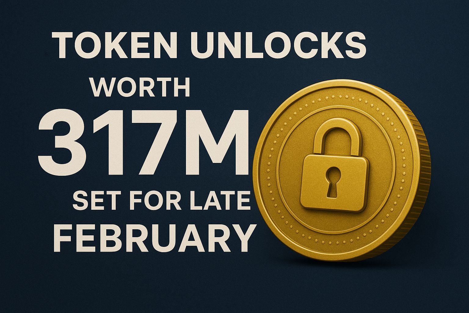 Token Unlocks Worth $317M Set for Late February