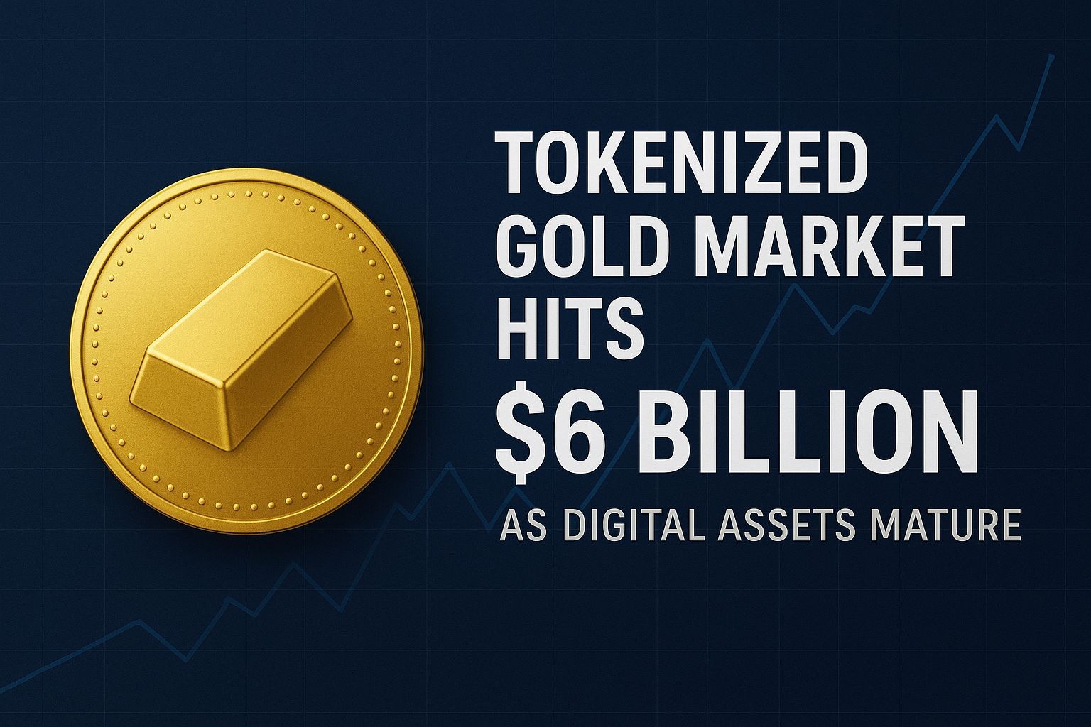 Tokenized Gold Market Hits $6 Billion as Digital Assets Mature