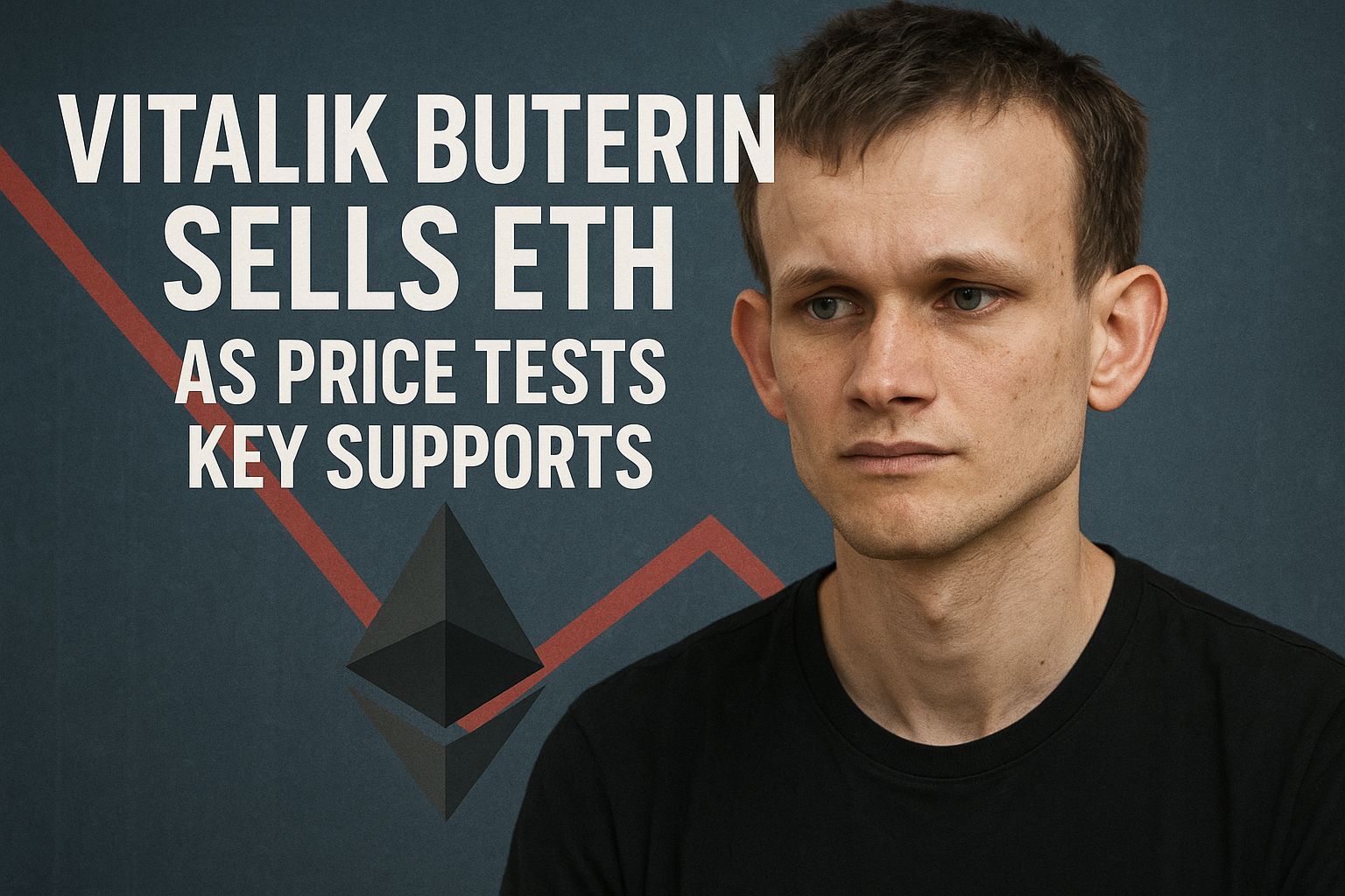 Vitalik Buterin Sells ETH as Price Tests Key Supports