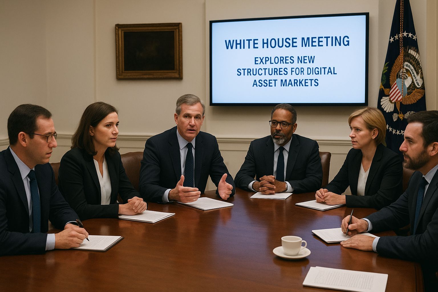 White House meeting explores new structures for digital asset markets