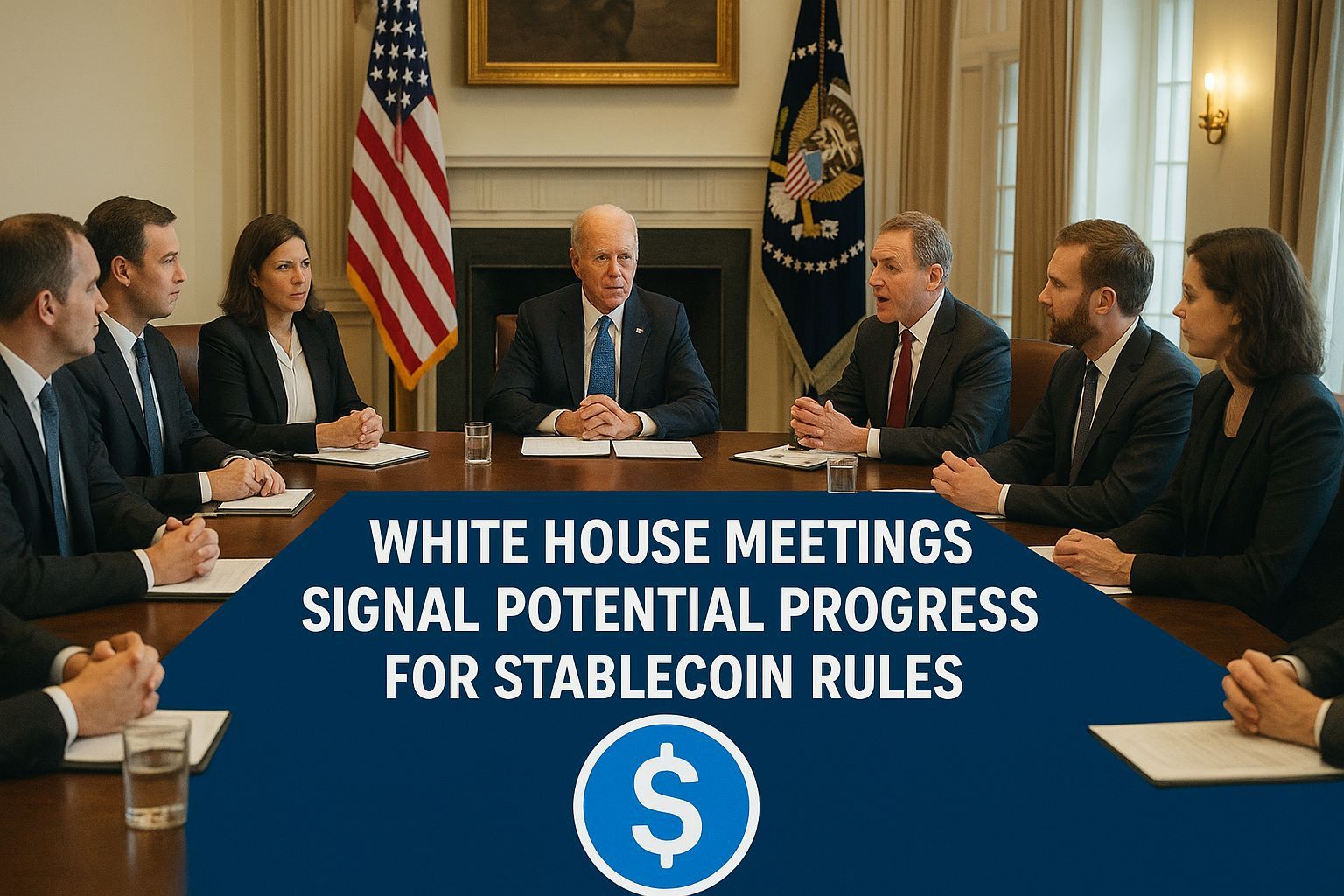 White House meetings signal potential progress for stablecoin rules