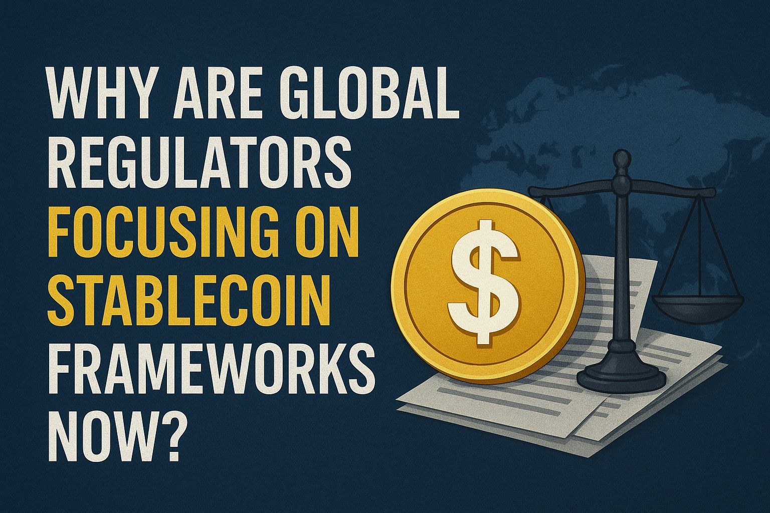 Why Are Global Regulators Focusing on Stablecoin Frameworks Now?