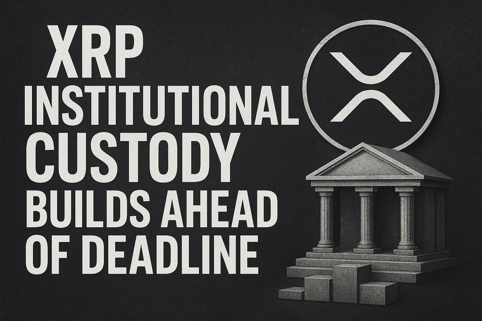 XRP Institutional Custody Builds Ahead of Deadline