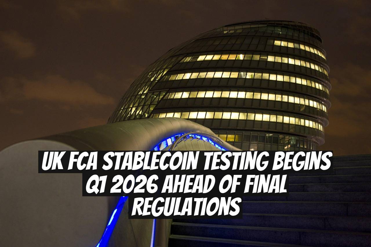 UK FCA stablecoin testing begins Q1 2026 ahead of final regulations