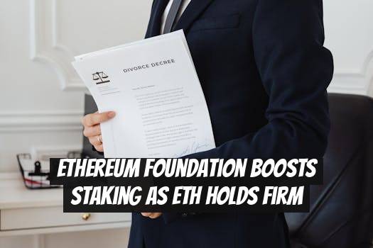 Ethereum Foundation Boosts Staking as ETH Holds Firm