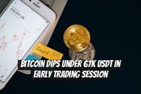 Bitcoin dips under 67K USDT in early trading session