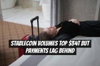 Stablecoin volumes top $34T but payments lag behind