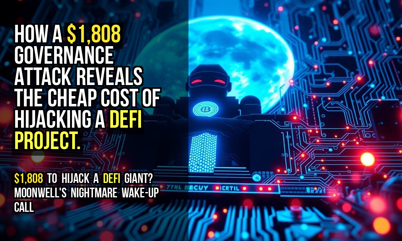 How a $1,808 governance attack reveals the cheap cost of hijacking a DeFi project.