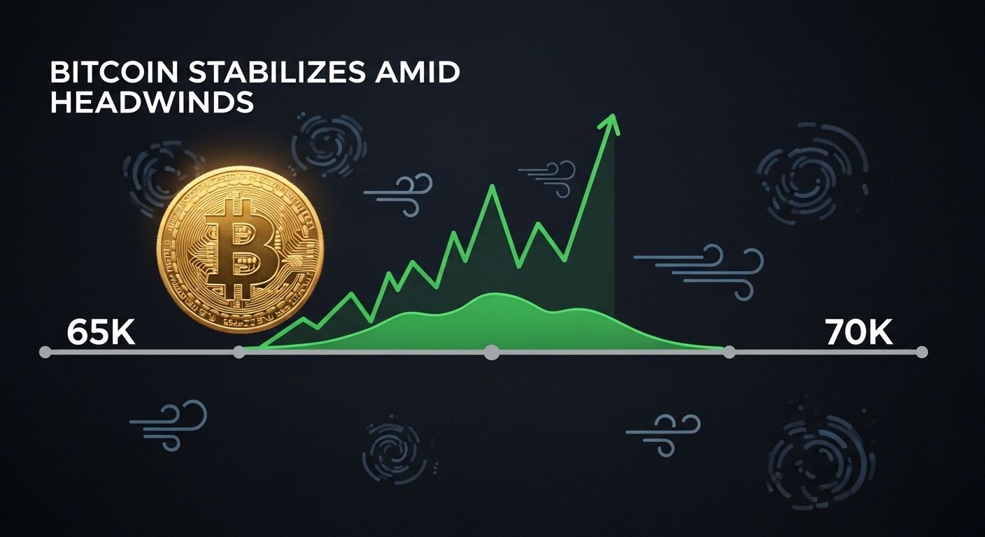 Bitcoin Stabilizes Between $65K and $70K Amid Headwinds