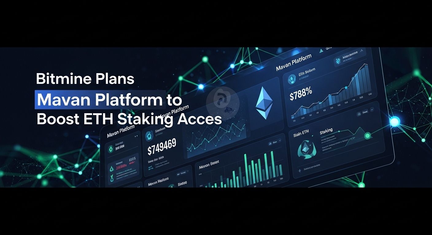 Bitmine plans MAVAN platform to boost ETH staking access