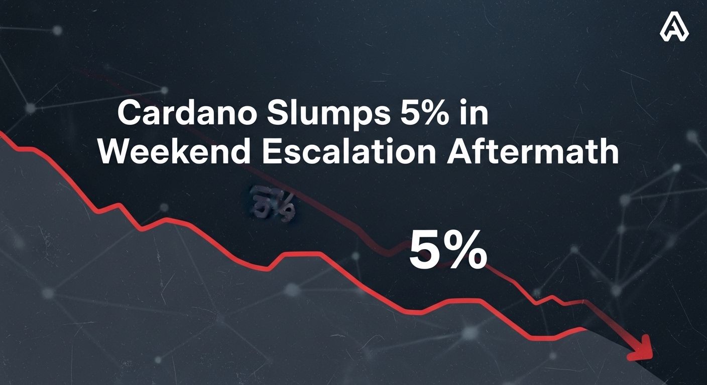 Cardano slumps 5% in weekend escalation aftermath