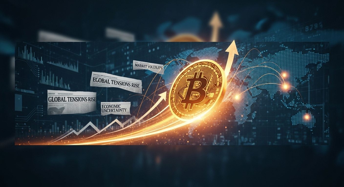 Geopolitical News Fuels Bitcoin’s Rapid Uptick