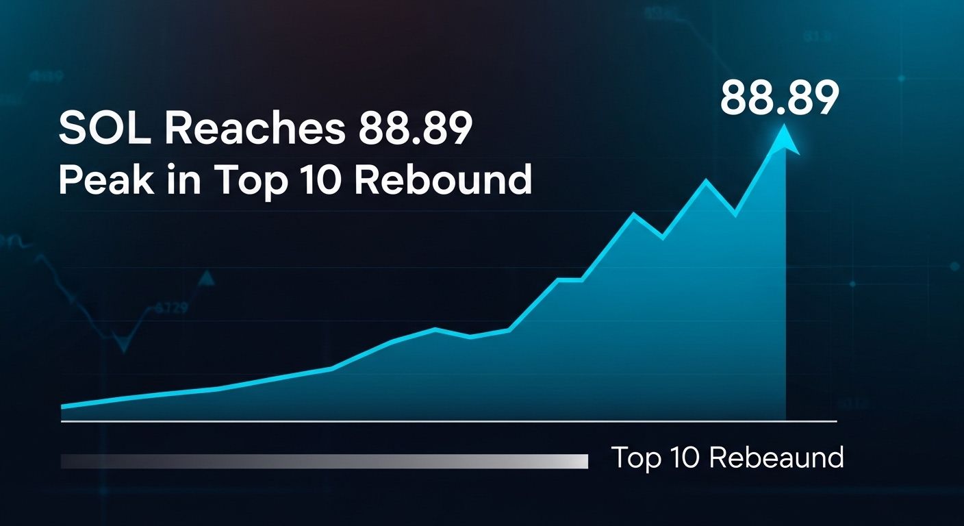 SOL Reaches $88.89 Peak in Sharp Top-10 Rebound