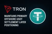 Tron maintains primary offshore USDT settlement layer positioning