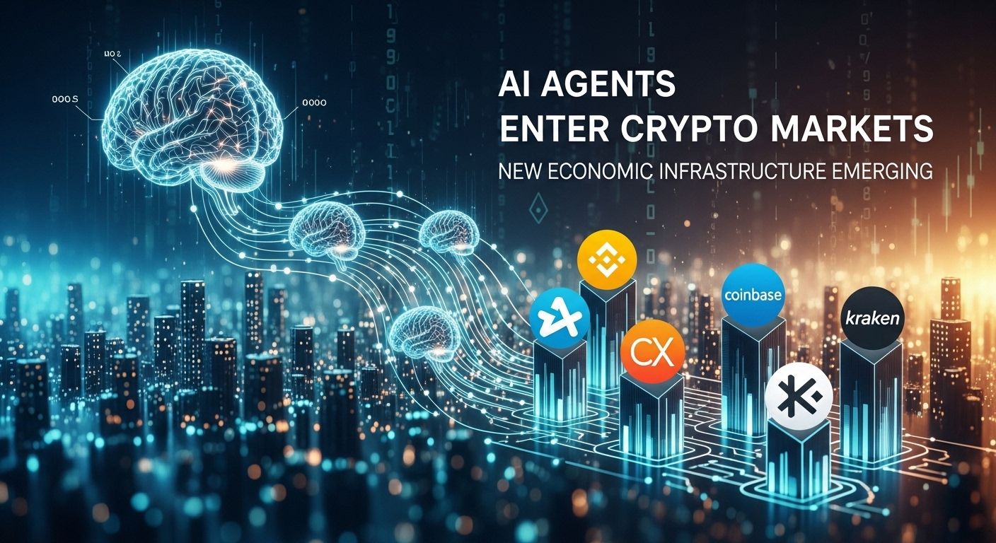 AI Agents Enter Crypto Markets via Major Exchanges — New Economic Infrastructure Emerging