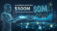 AI Autonomous Agents Drive $500M in Daily Algorithmic Trading Volume