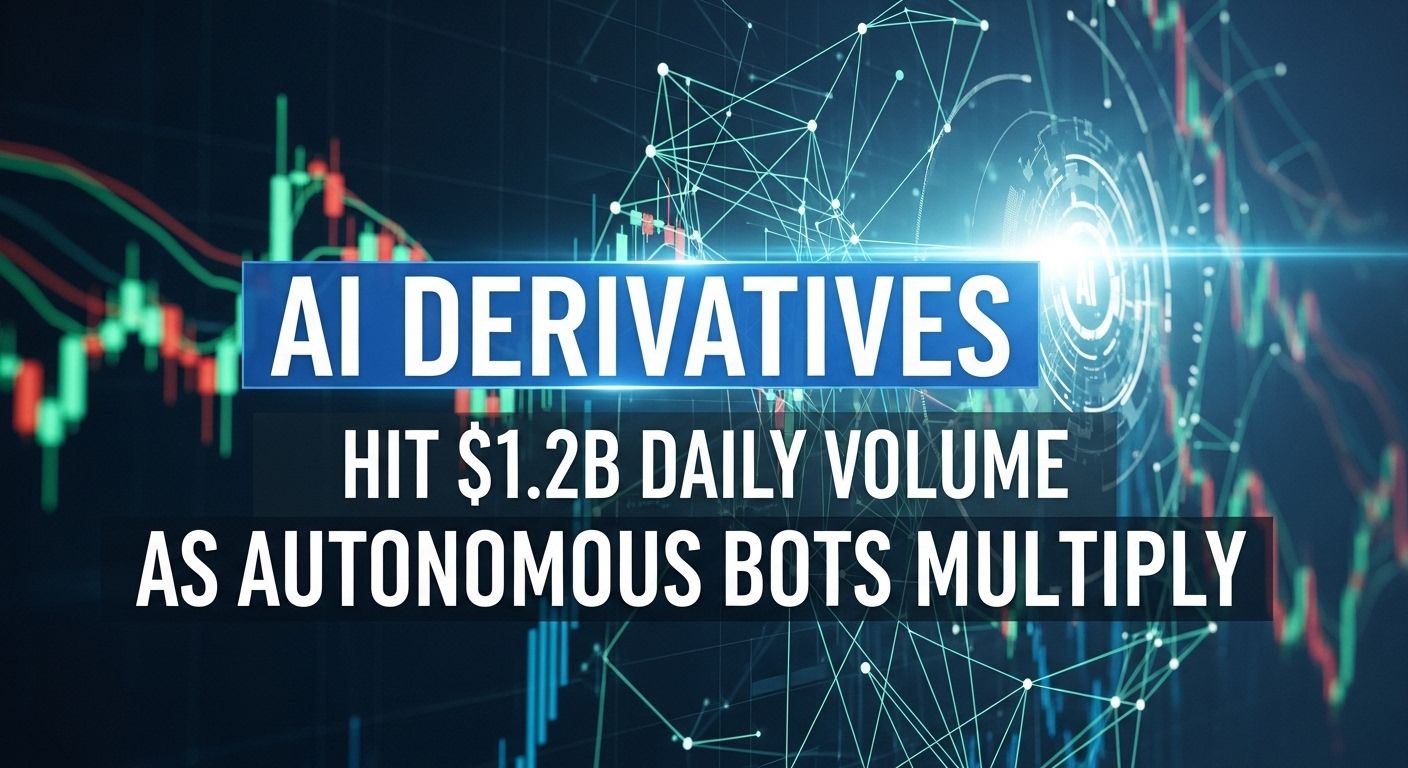 AI-Powered Derivatives See $1.2B Daily Volume as Autonomous Trading Bots Multiply
