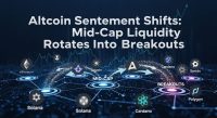 Altcoin Sentiment Shifts as Mid-Cap Liquidity Rotates Into Breakouts