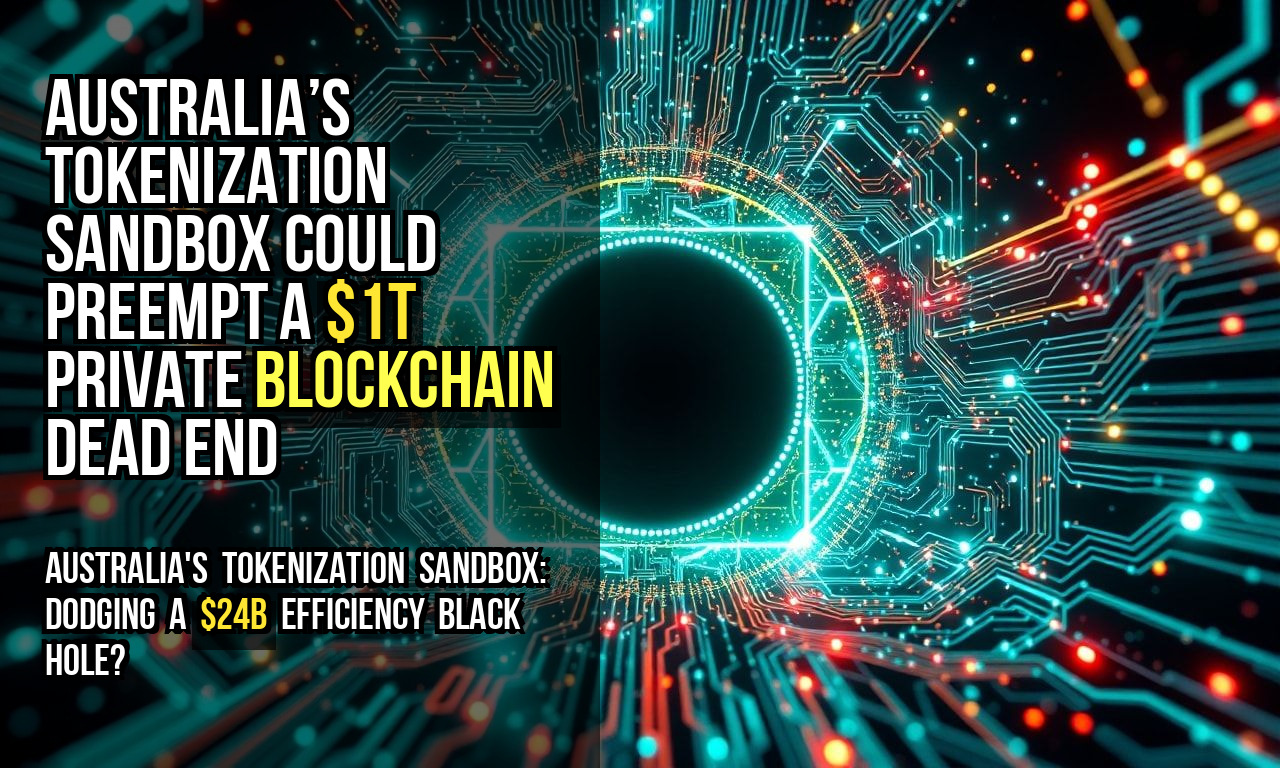 Australia’s tokenization sandbox could preempt a $1T private blockchain dead end