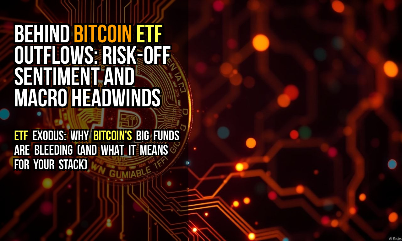 Behind Bitcoin ETF Outflows: Risk-Off Sentiment and Macro Headwinds