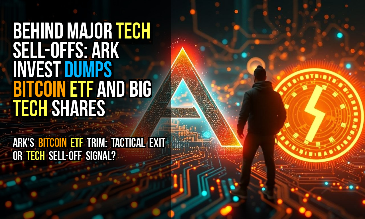 Behind Major Tech Sell-Offs: Ark Invest Dumps Bitcoin ETF and Big Tech Shares