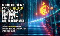Behind the surge: Visa’s stablecoin data reveals a quiet euro challenge to dollar dominance